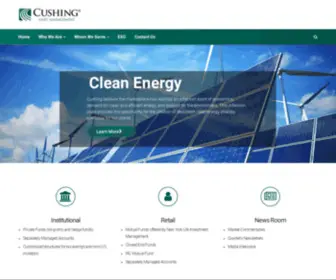 Cushingasset.com(Cushing Asset Management) Screenshot