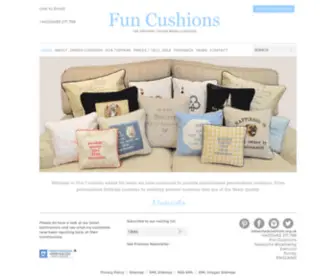 Cushions.org.uk(Personalised Cushions) Screenshot