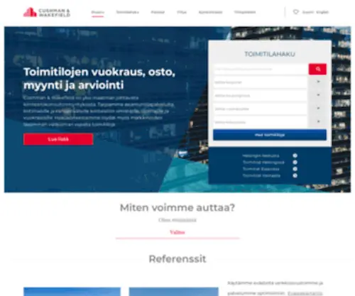 Cushmanwakefield.fi(Etusivu) Screenshot