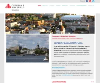 Cushmanwakefieldkingston.com(Homepage Cushman & Wakefield Kingston) Screenshot