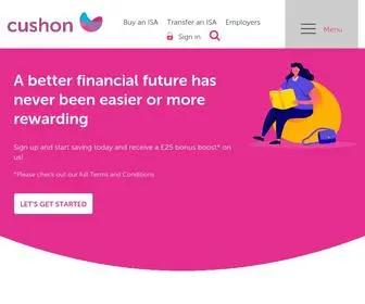 Cushon.co.uk(Compare and buy stocks and shares ISAs) Screenshot