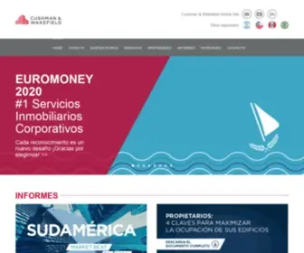 Cushwakecolombia.com(Cushman & Wakefield Colombia) Screenshot