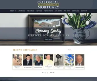 Cusimanocolonial.com(Cusimano Family Colonial Mortuary) Screenshot