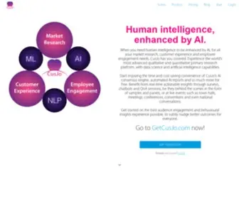 Cusjo.com(Human intelligence) Screenshot