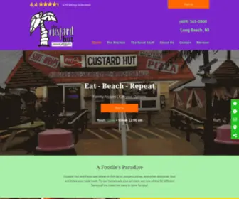 Custardhutandpizzalbi.com(Custard Hut and Pizza) Screenshot