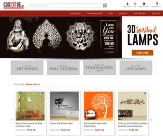 Custde.com(Customized decor and gifting store) Screenshot