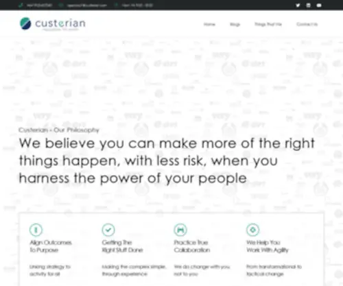 Custerian.com(Repurpose for profit) Screenshot