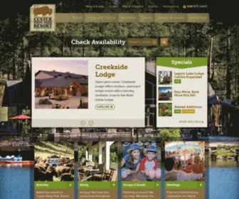 Custerresorts.com(Custer State Park Resort) Screenshot