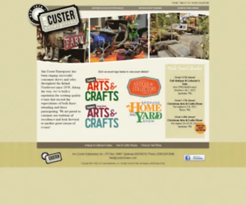 Custershows.com(Jim Custer Enterprises) Screenshot