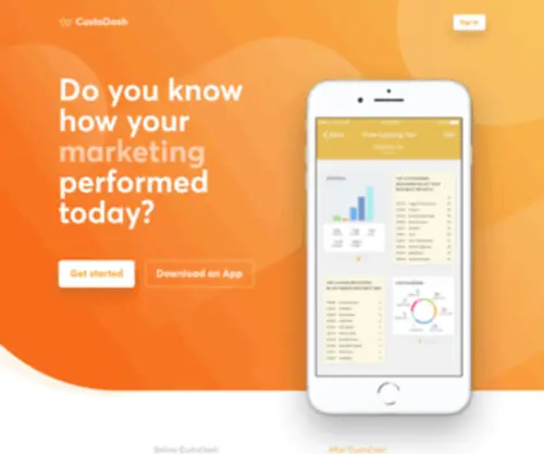 Custodash.com(CustoDash) Screenshot