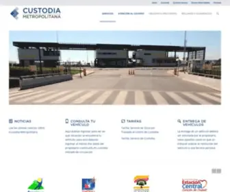 Custodiametropolitana.cl(Custodia Metropolitana) Screenshot