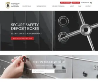 Custodianvaults.com.au(Safety Deposit Box & Secure Storage Sydney) Screenshot