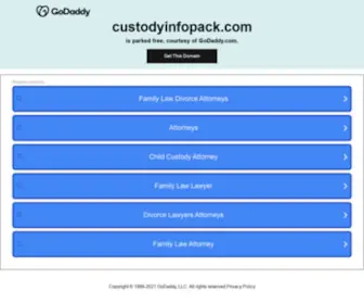 Custodyinfopack.com(Child Custody Information Pack for Mental Health Professionals) Screenshot