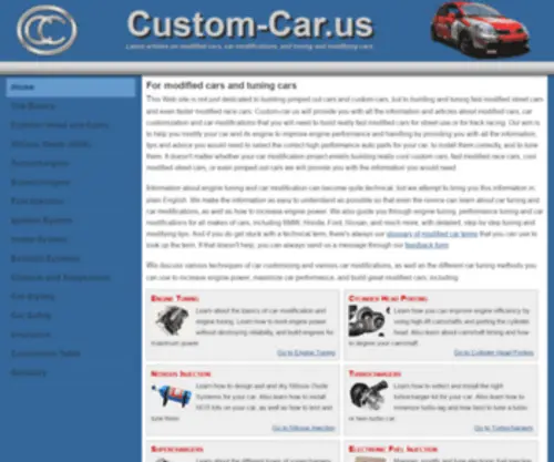 Custom-Car.us(CCUS) Screenshot