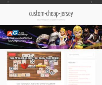 Custom-Cheap-Jersey.com(Custom Cheap Jersey) Screenshot