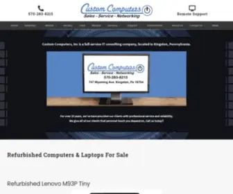 Custom-Computers.com(Computer service) Screenshot