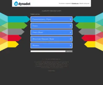 Custom-Doctor.com(Custom Doctor) Screenshot