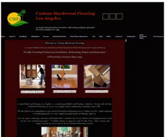 Custom-Hardwood-Flooring.com(Custom Hardwood Flooring Refinishing and Installation Los Angeles) Screenshot