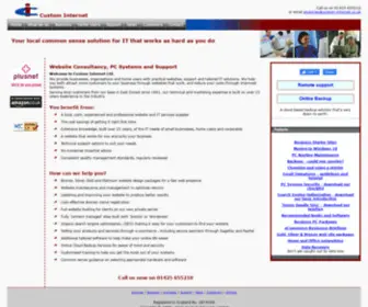 Custom-Internet.co.uk(Custom Internet) Screenshot