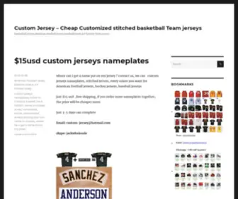 Custom-Jersey.org(Custom Jersey) Screenshot