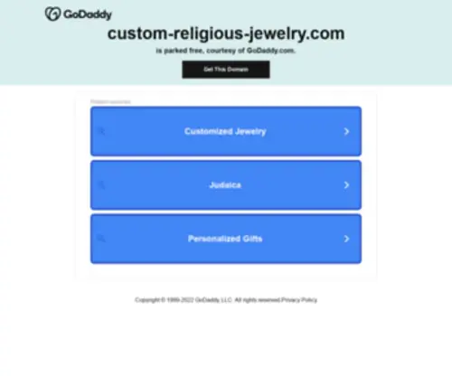 Custom-Religious-Jewelry.com(Crosses & religious jewelry) Screenshot