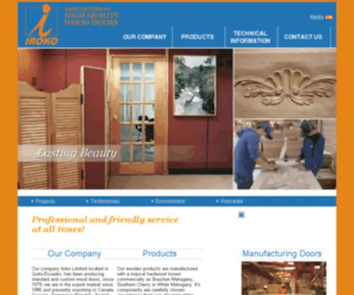 Custom-Wooddoors.com(Custom wood doors) Screenshot