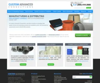 Customadvanced.com(Industrial Tubing Supplier) Screenshot