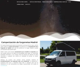 Customandcamper.com(▷ Camperización de Furgonetas en Madrid) Screenshot