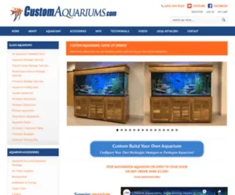 Customaquariums.com(Custom Aquariums) Screenshot