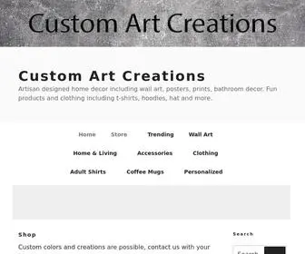 Customartcreation.com(Custom Art Creations) Screenshot