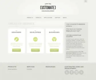 Customated.com(Customated) Screenshot