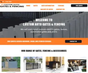 Customautogates.com.au(Gates and Fences Brisbane) Screenshot