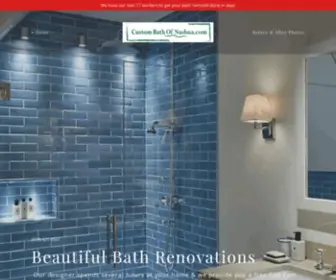 Custombathofnashua.com(Bath Renovation) Screenshot