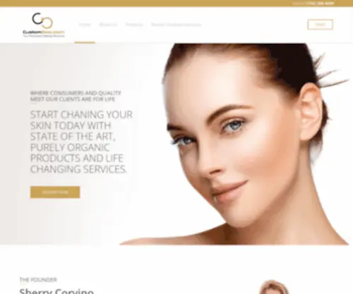 Custombeautech.com(Micropigmentation Center usa) Screenshot