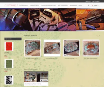 Custombelt.com(Custom Made Leather Belts) Screenshot