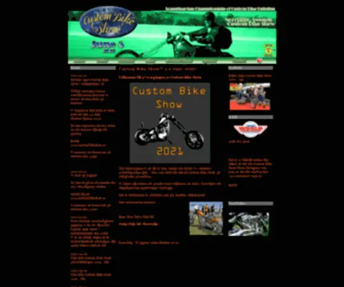 Custombikeshow.se(Custom Bike Show) Screenshot