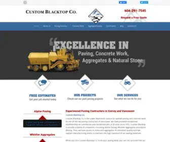 Customblacktop.com(Custom Blacktop Co) Screenshot