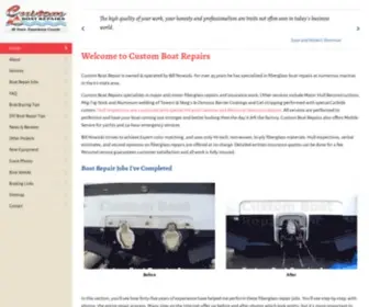 Customboatrepairs.com(Custom Boat Repairs) Screenshot