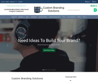 Custombrandingsolutions.com(Custom Branding Solutions) Screenshot