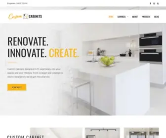 Customcabinets.net.au(Gold Coast and Brisbane Cabinet Maker) Screenshot