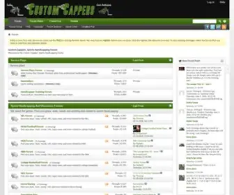 Customcappers.com(Sports Handicapping Forum) Screenshot