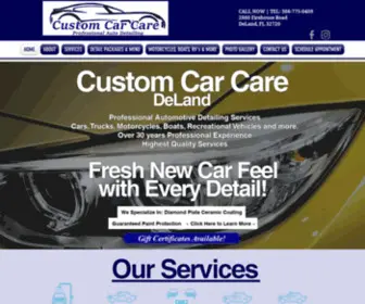 Customcarcaredeland.com(Custom Car Care) Screenshot