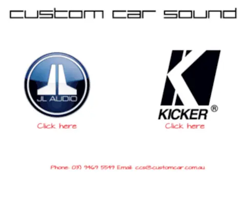 Customcar.com.au(Custom Car Sound) Screenshot