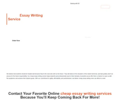 Customcheapessay.com(Cheap Essay Writing Services in USA) Screenshot