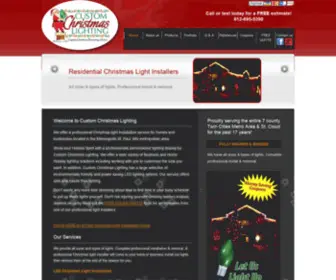 Customchristmaslighting.com(Custom Christmas Lighting) Screenshot