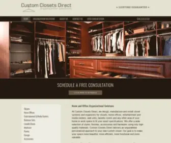 Customclosetsdirect.com(Custom Closets Direct Long Island) Screenshot