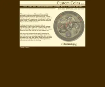 Customcoinsllc.com(Custom Coins LLC Welcome to Custom Coins LLC) Screenshot