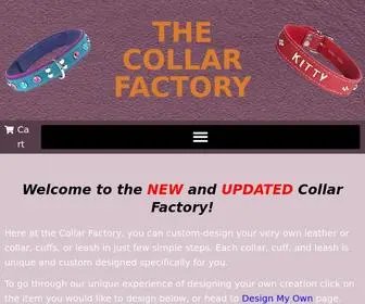 Customcollarfactory.com(The Collar Factory) Screenshot