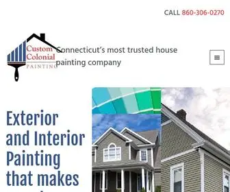 Customcolonialpainting.com(House Painting) Screenshot