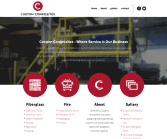 Customcompositesok.com(Custom Composites) Screenshot